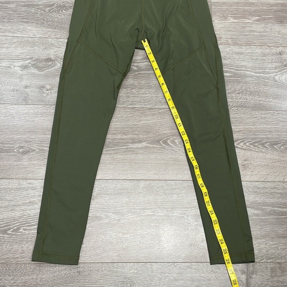 Thinx Moderate Absorbency Activewear Leggings High Rise Pockets Kale Green M - Picture 10 of 15